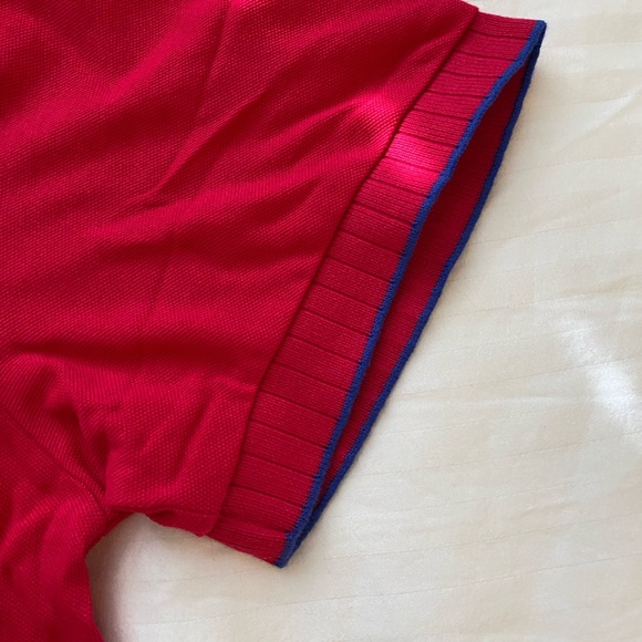 Huggo Boss pima cotton polo shirt/ extra large/ regular fit/ Authentic/ red - Picture 3 of 7